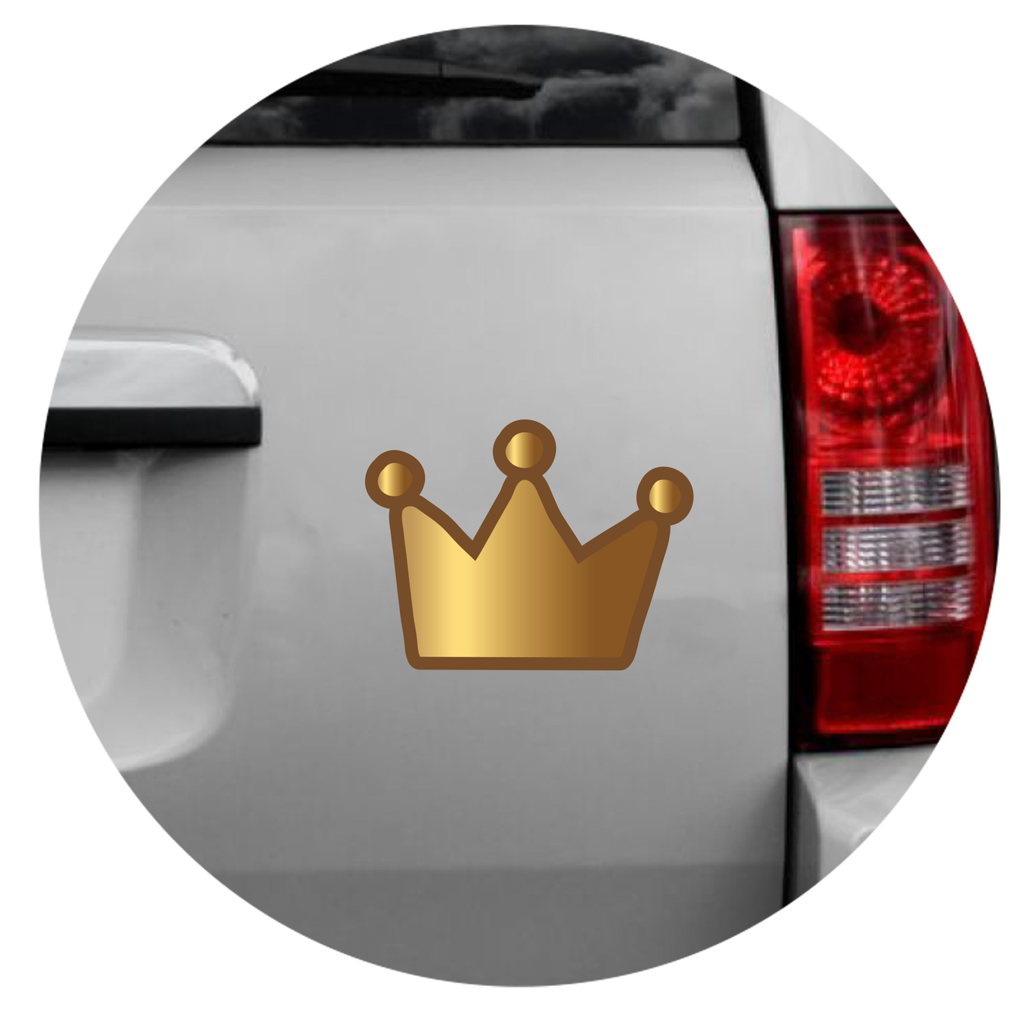 Car Magnet / Gold Crown