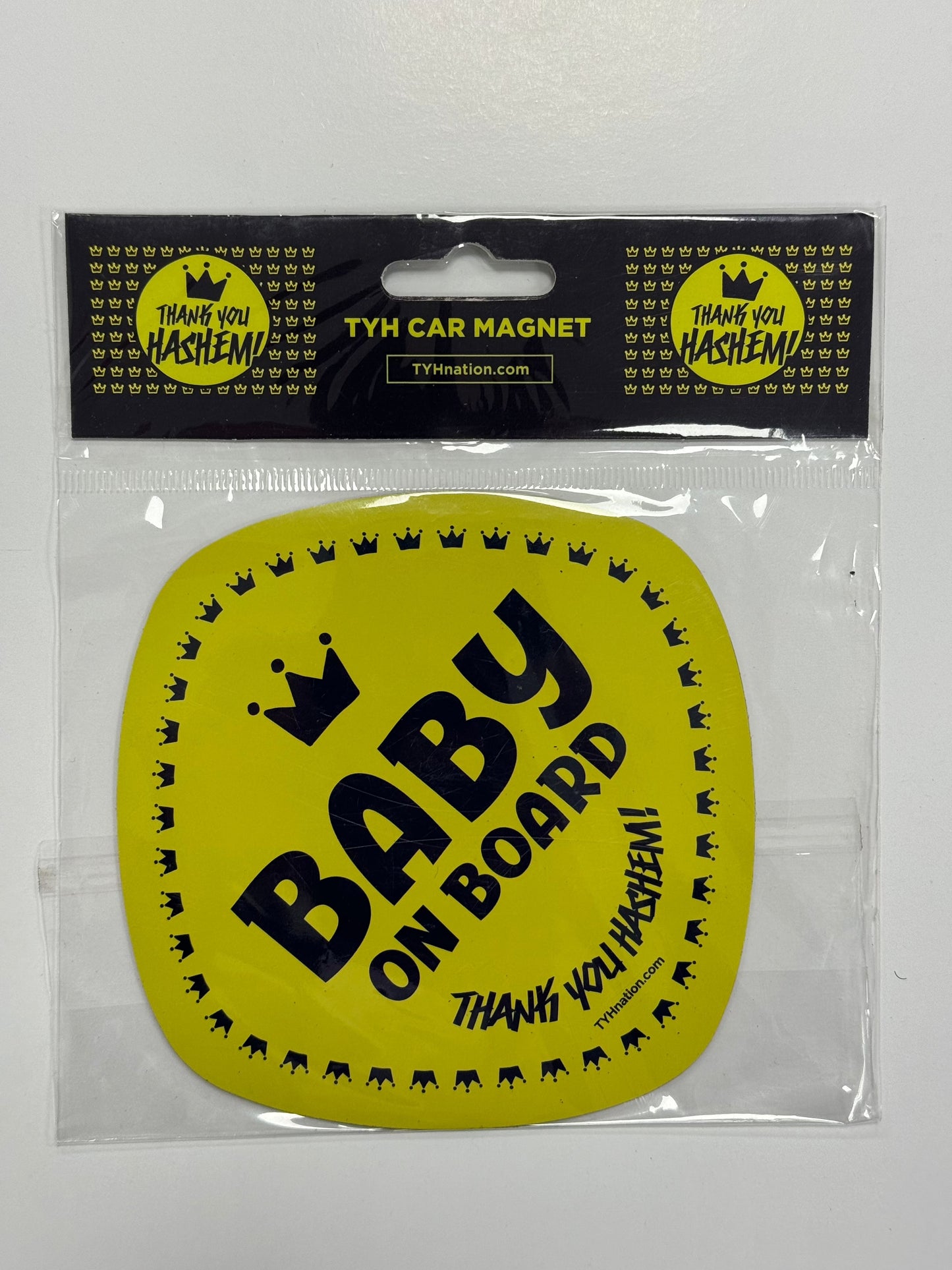 Car magnet / Baby on board - Yellow