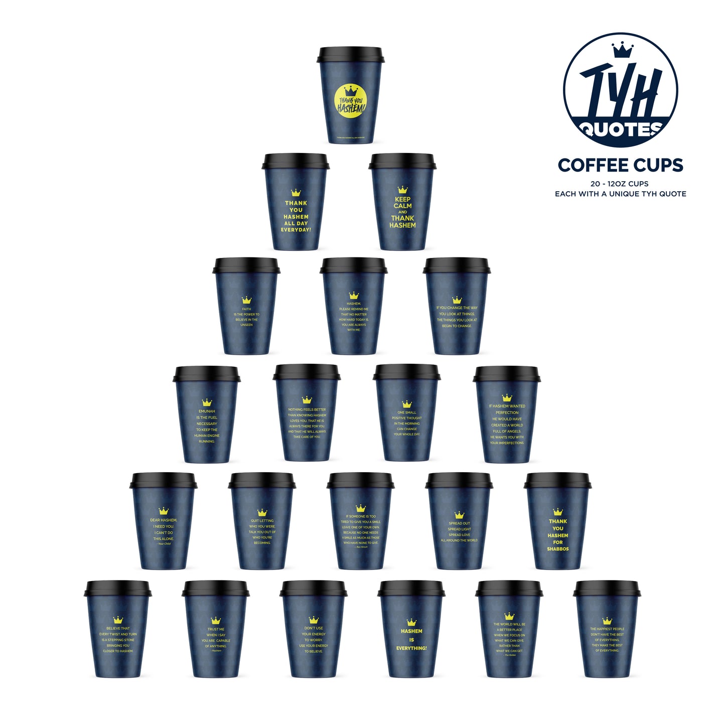 TYH Quote Coffee Cups