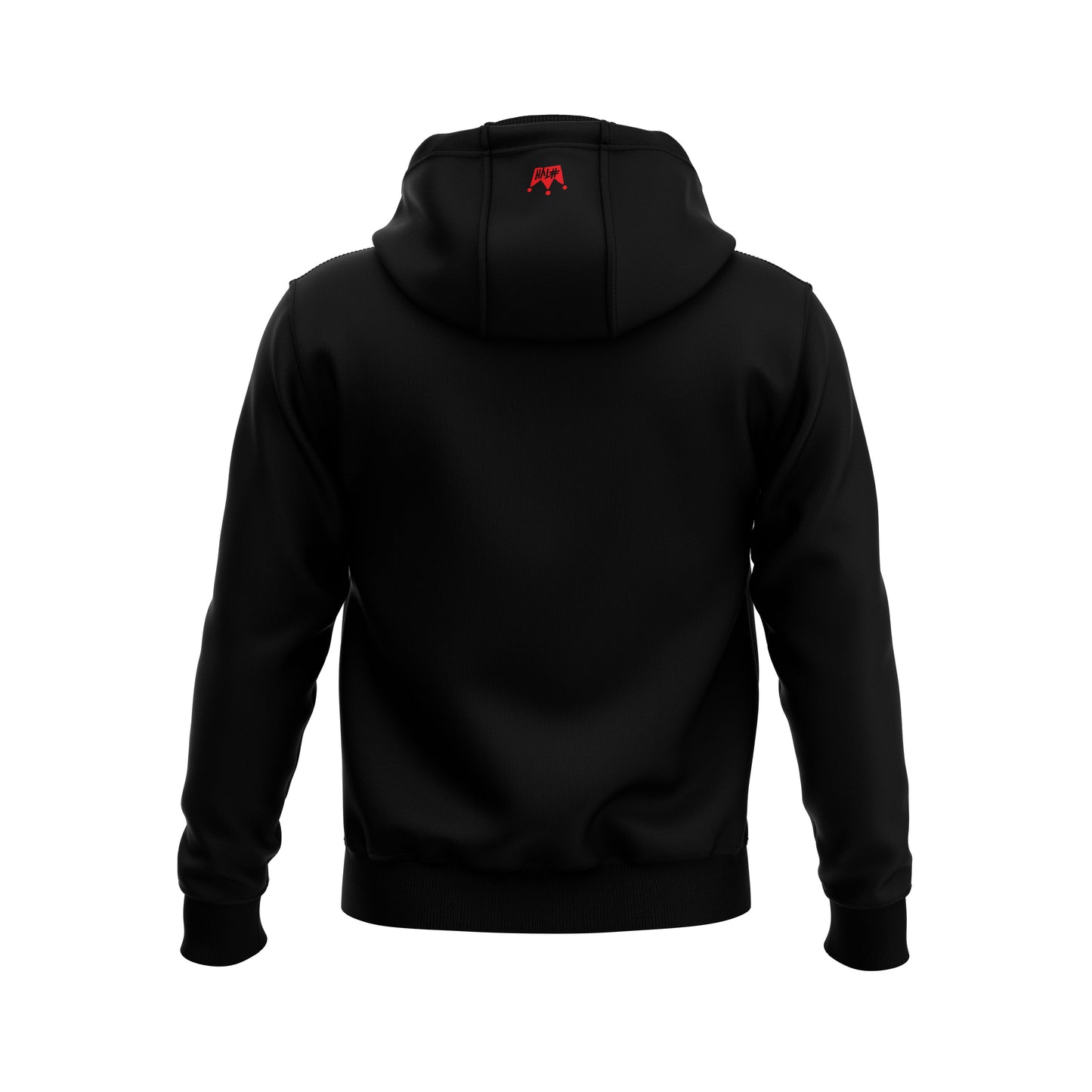 Sweatshirt / Black with Red Logo "TRUE TO SIZE"