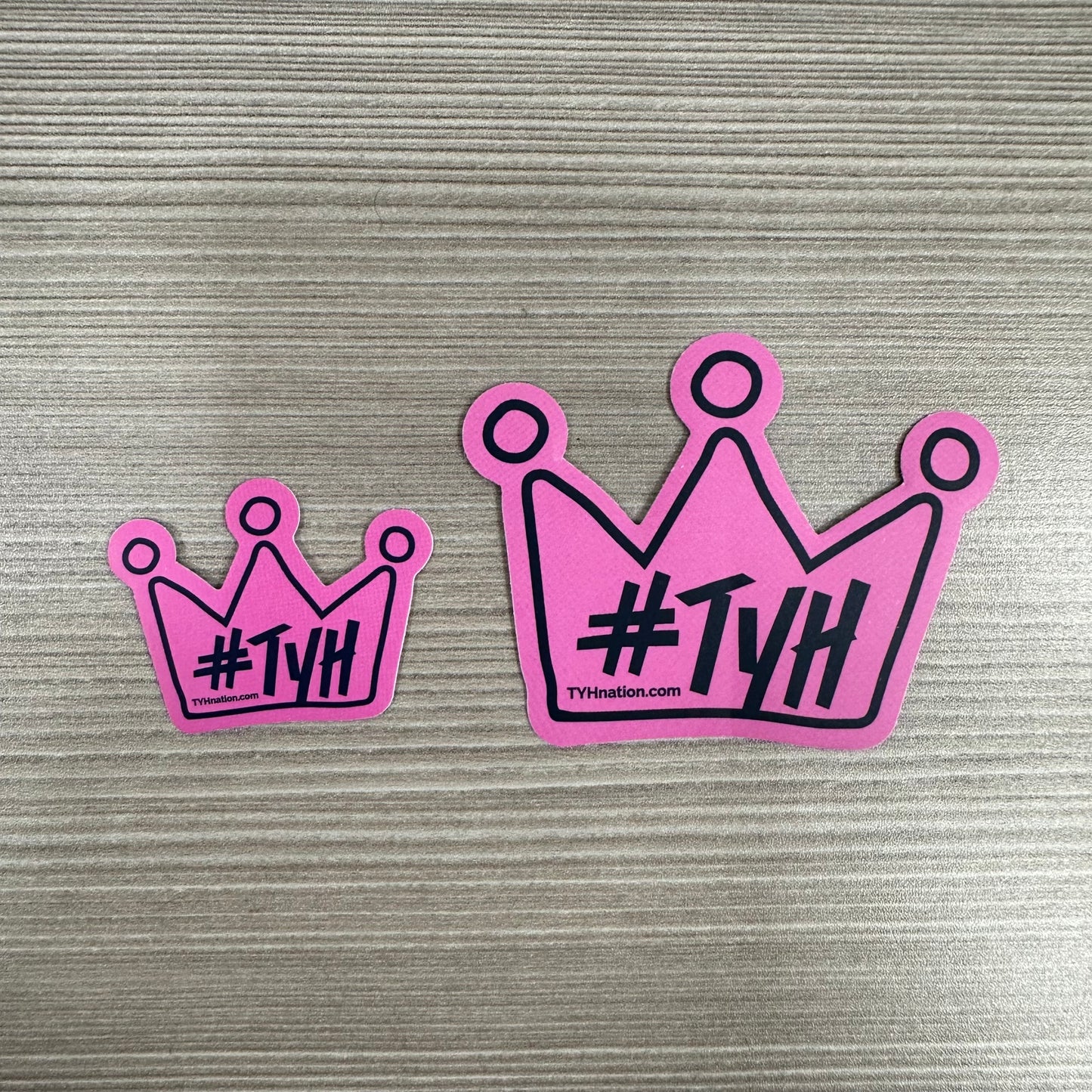 TYH Pink Crown Sticker Pack - 20 Stickers
