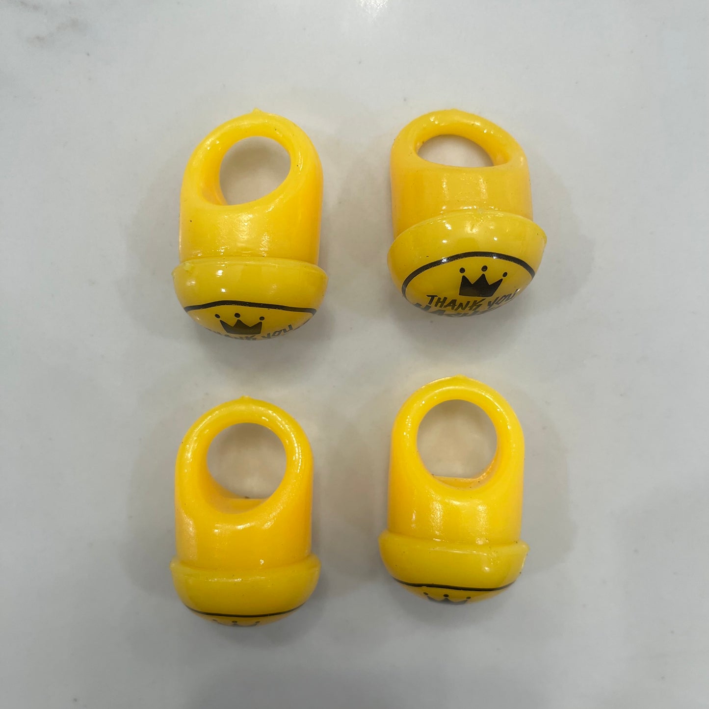 TYH LED Light Up Rings / Yellow / 5 Pack