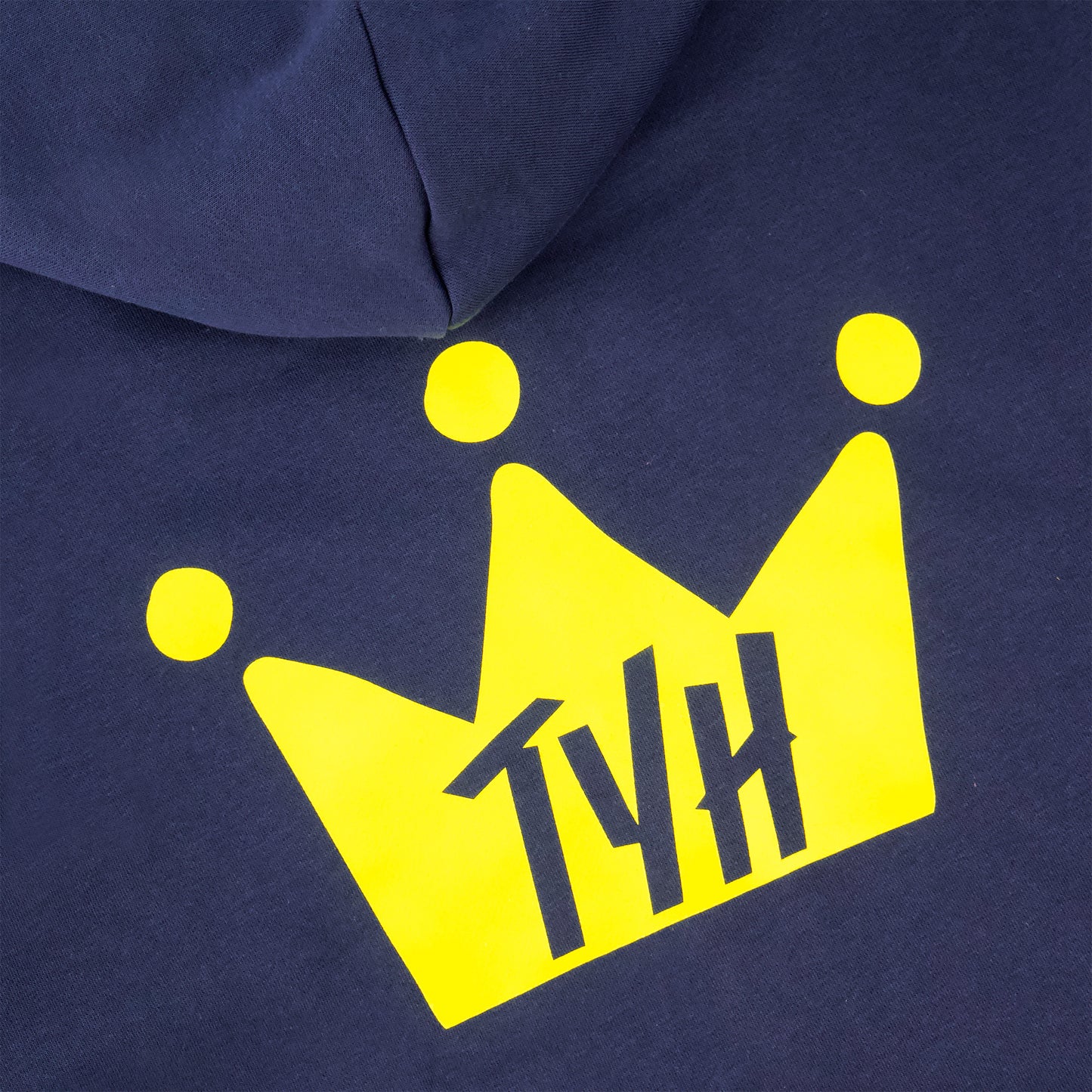 Sweatshirt / Navy with Yellow Logo