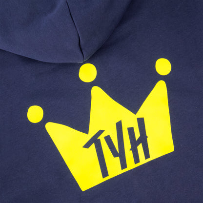 Sweatshirt / Navy with Yellow Logo