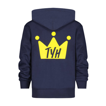 Sweatshirt / Navy with Yellow Logo