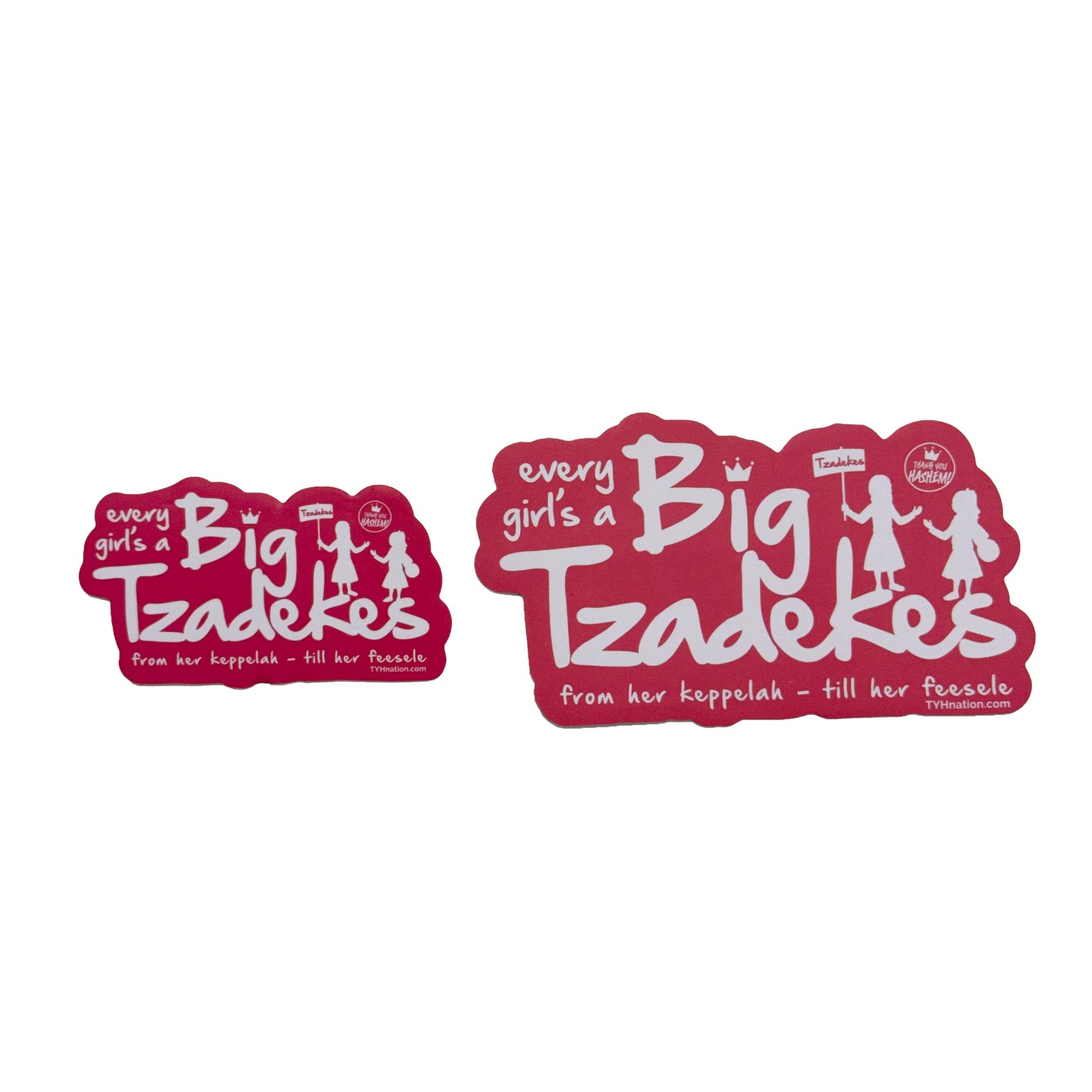 Sticker Pack / Big Tzadekes [10 Stickers]