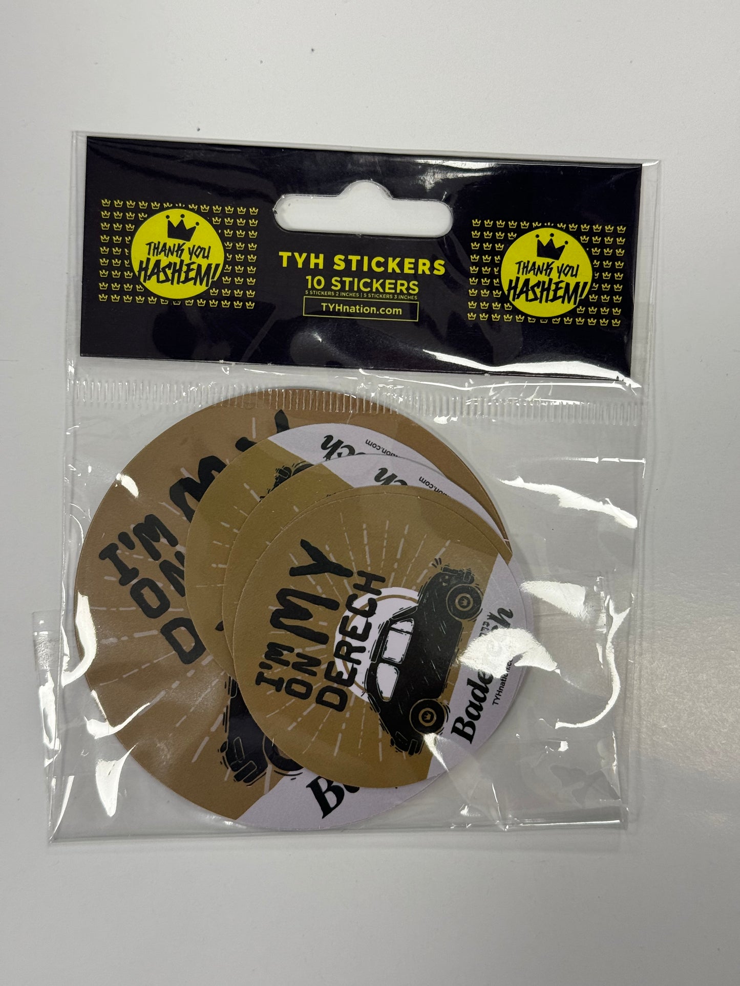 Sticker Pack / I'm on my derech [10 Stickers]