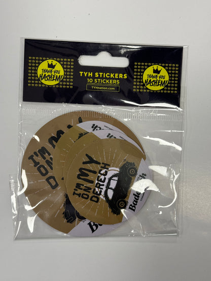 Sticker Pack / I'm on my derech [10 Stickers]