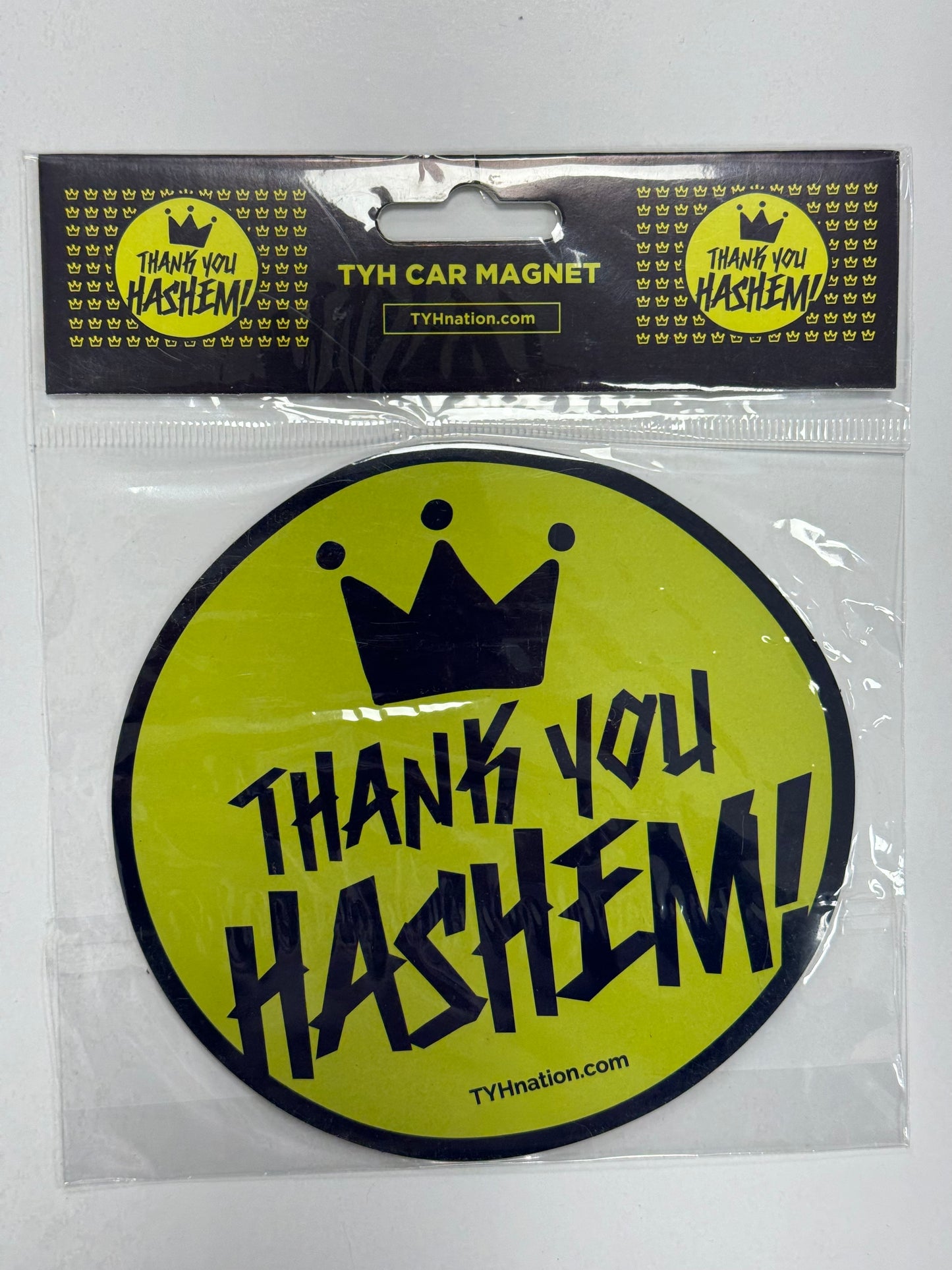 Car magnet / TYH Logo - Yellow