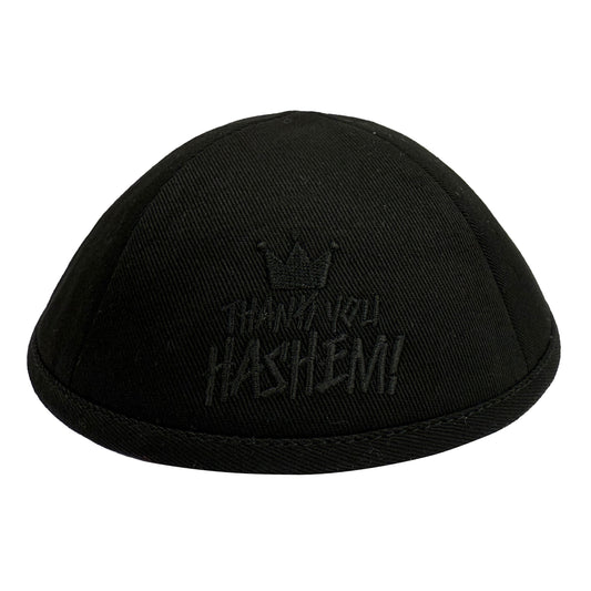TYH Yarmulka / Black & TYH Black