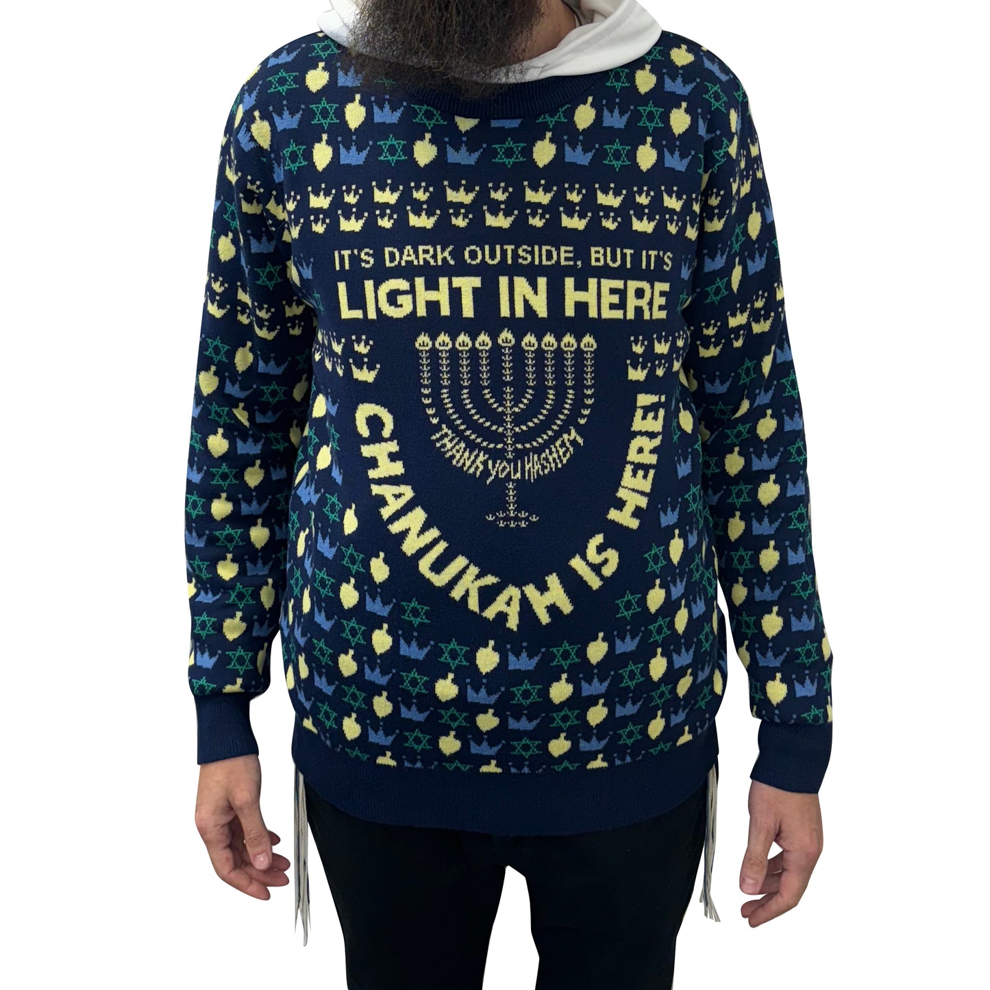 TYH All Over Print Chanukah Sweater
