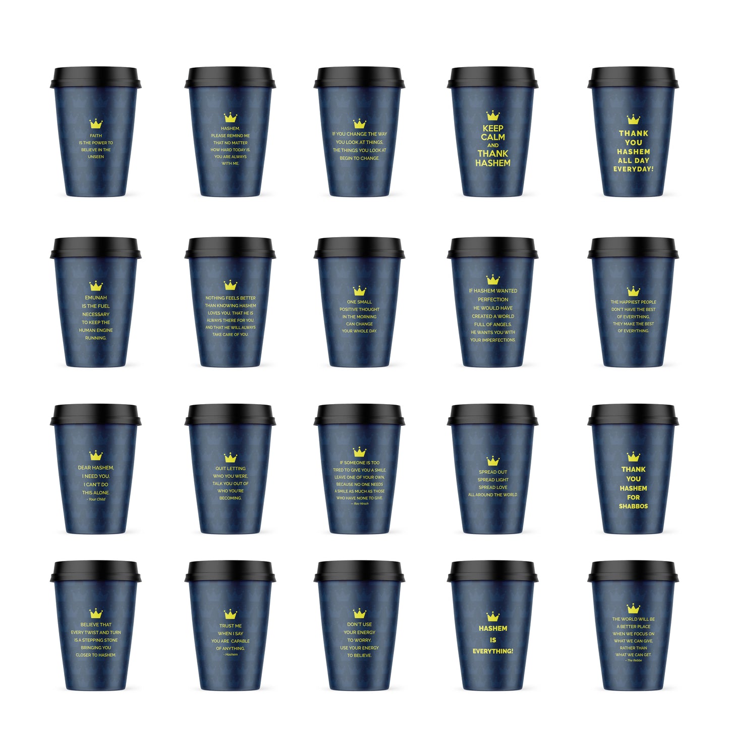 TYH Quote Coffee Cups
