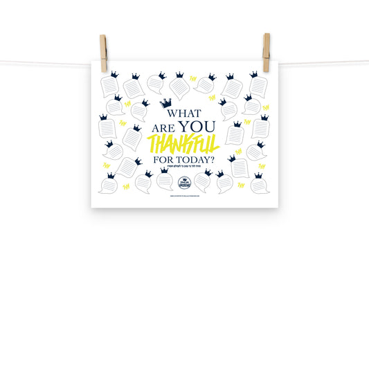 Thankful Poster [FREE for Schools/Teachers email us]