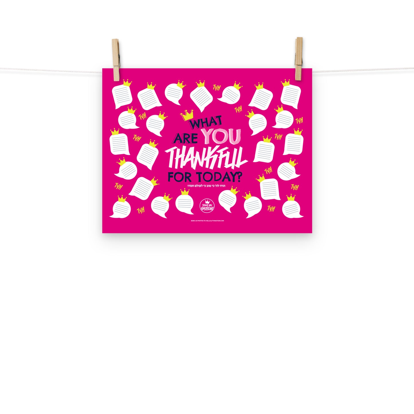 Thankful Poster [FREE file for Schools/Teachers email us]