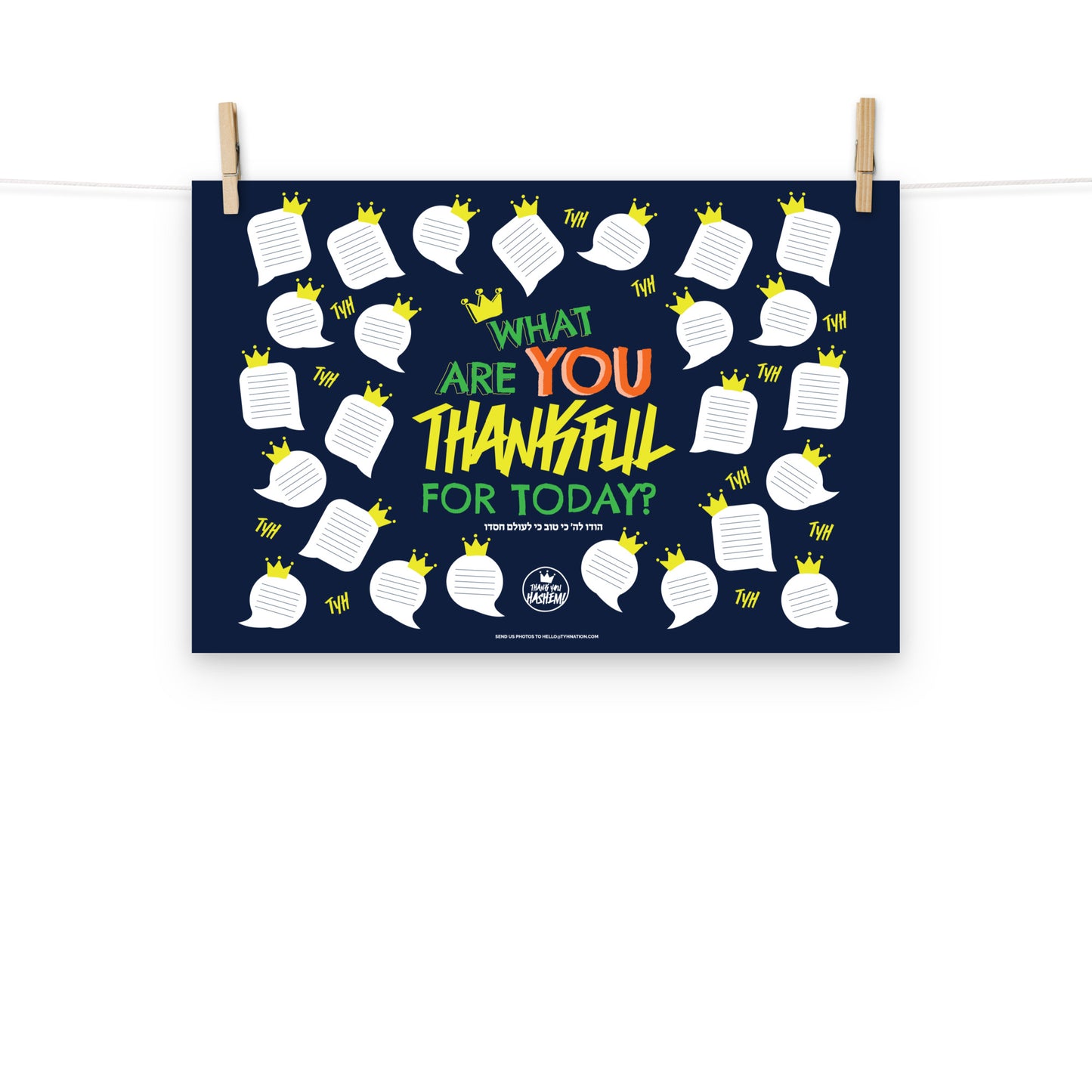 Thankful Poster [FREE file for Schools/Teachers email us]