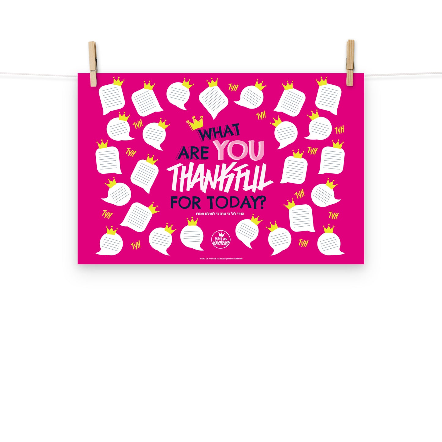 Thankful Poster [FREE file for Schools/Teachers email us]
