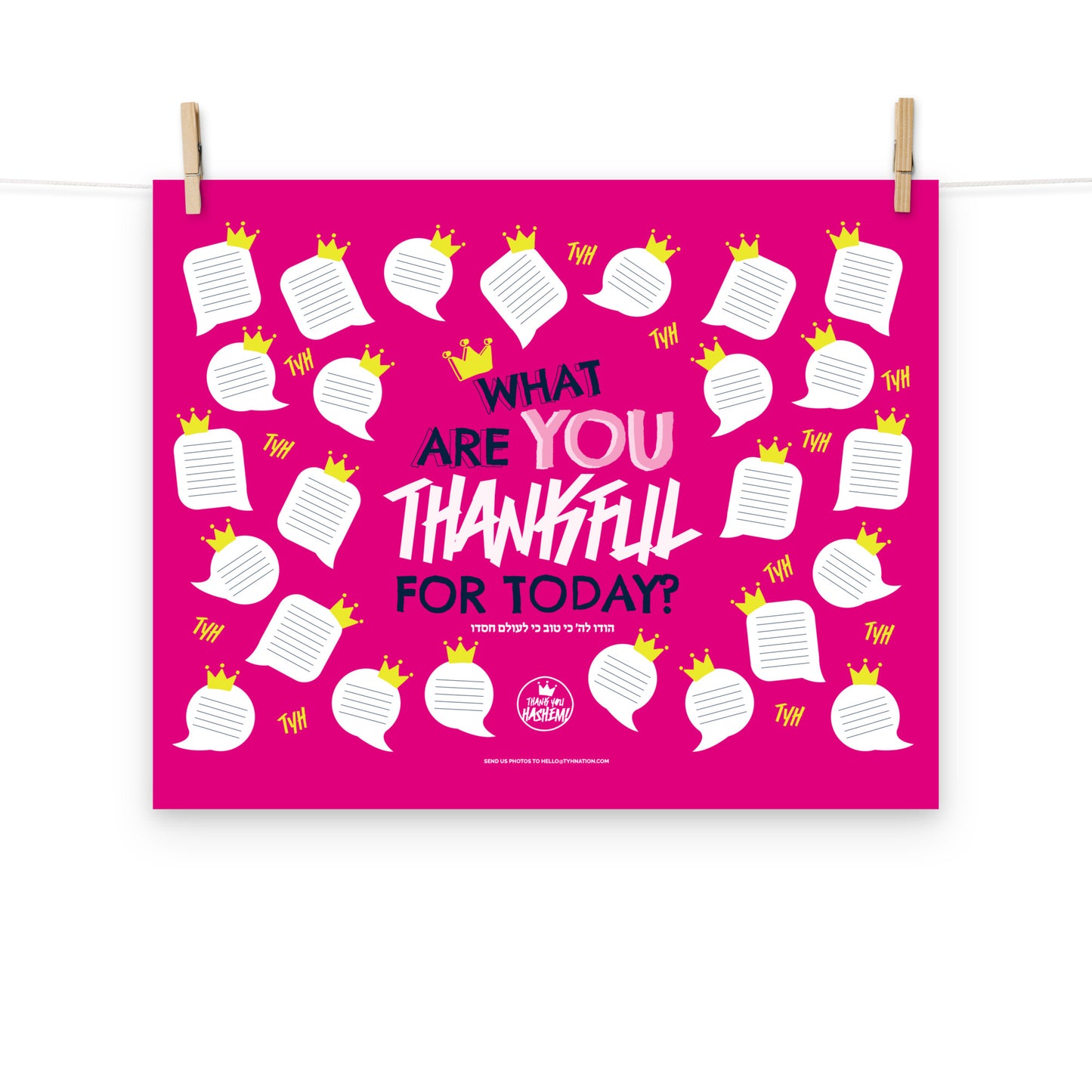 Thankful Poster [FREE file for Schools/Teachers email us]