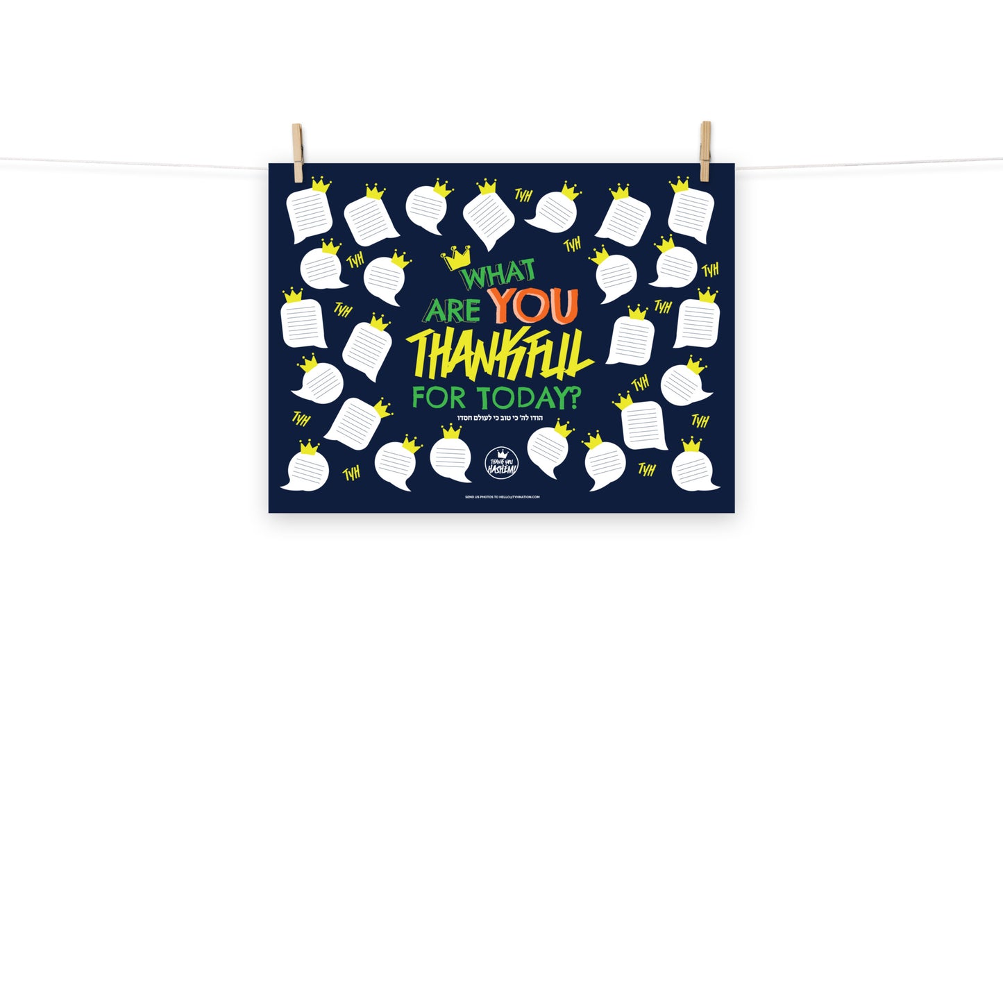 Thankful Poster [FREE file for Schools/Teachers email us]