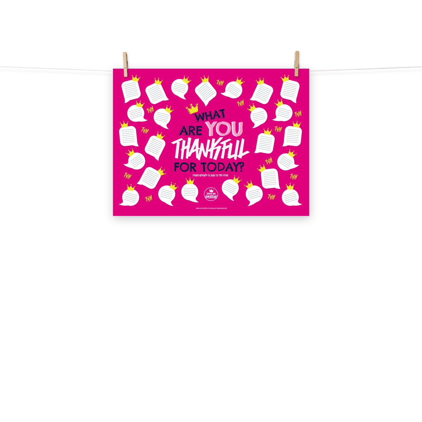 Thankful Poster [FREE file for Schools/Teachers email us]