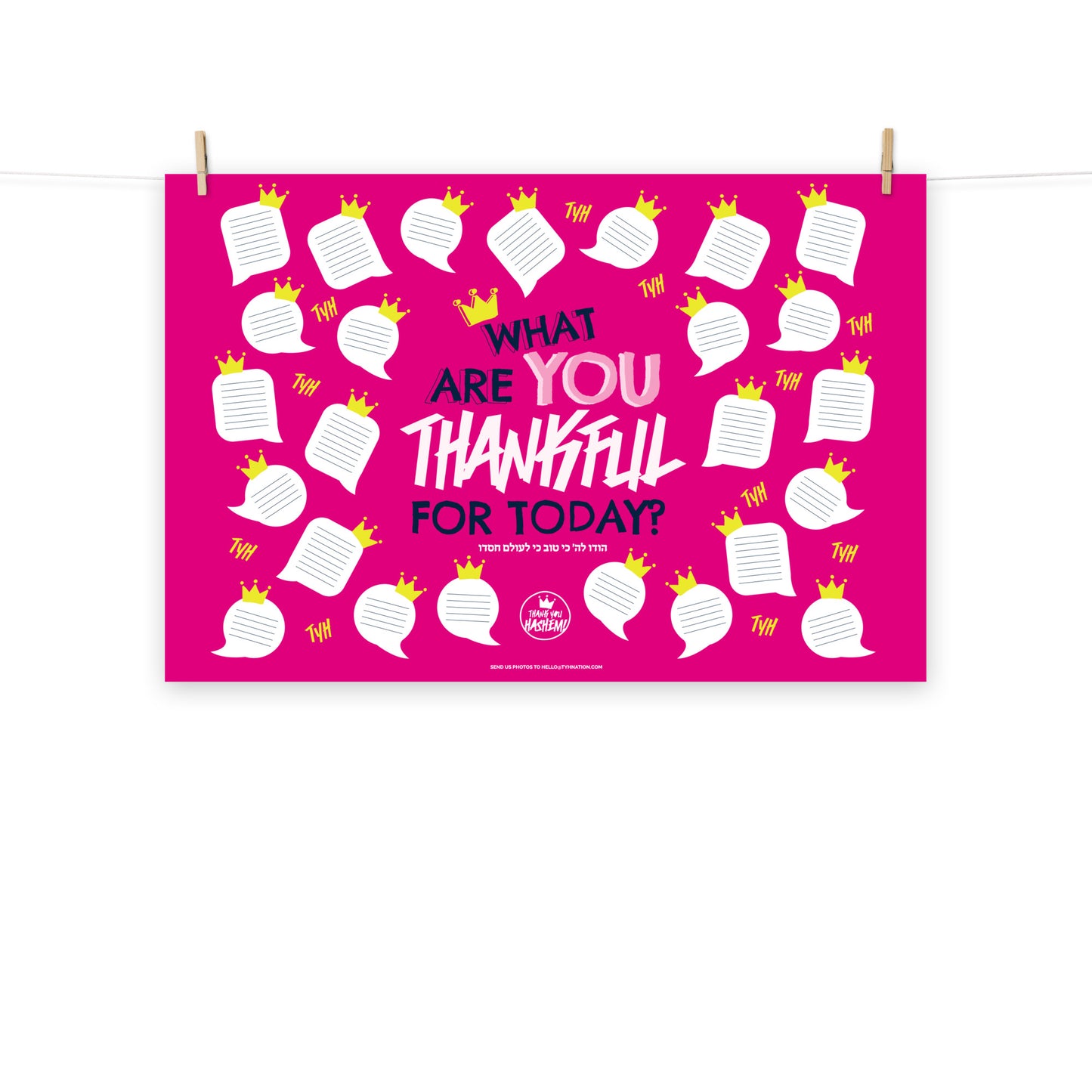 Thankful Poster [FREE file for Schools/Teachers email us]