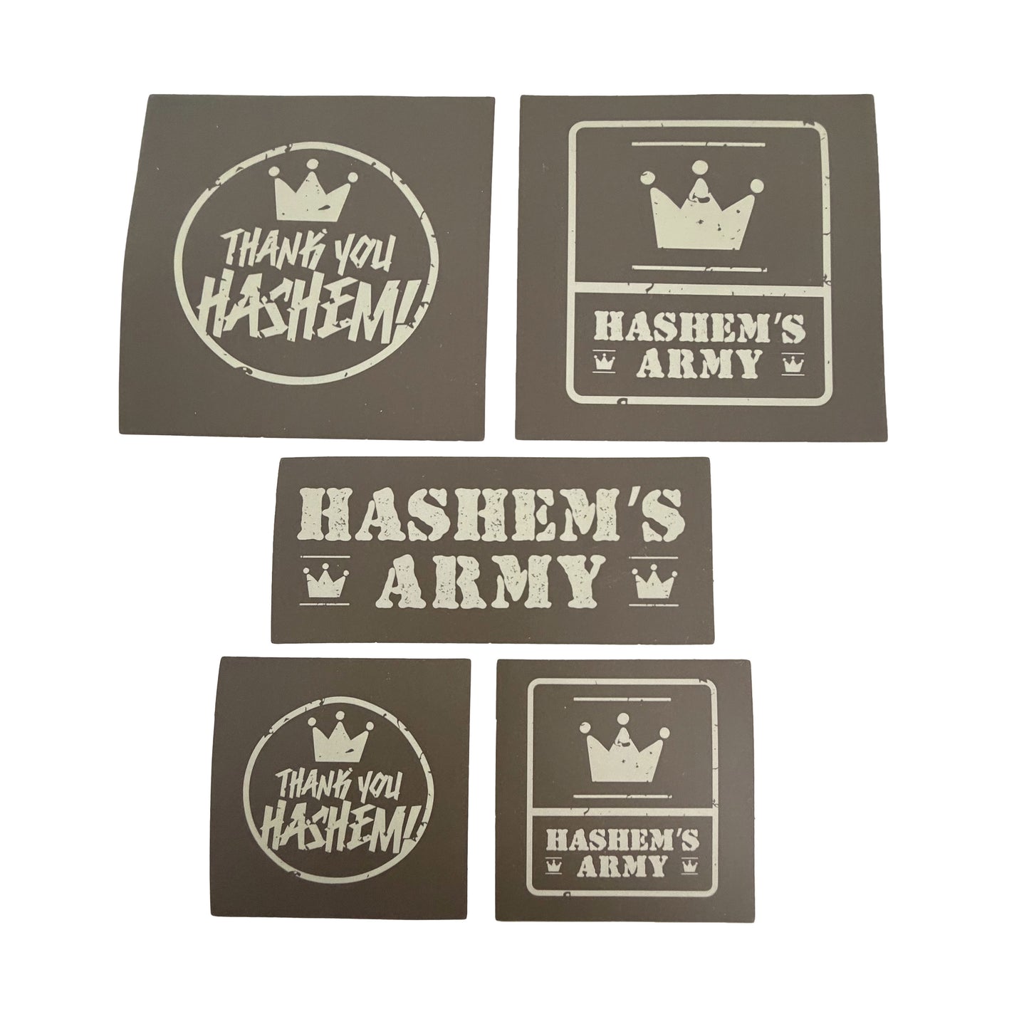 Hashem's Army Sticker Pack (25 Stickers)
