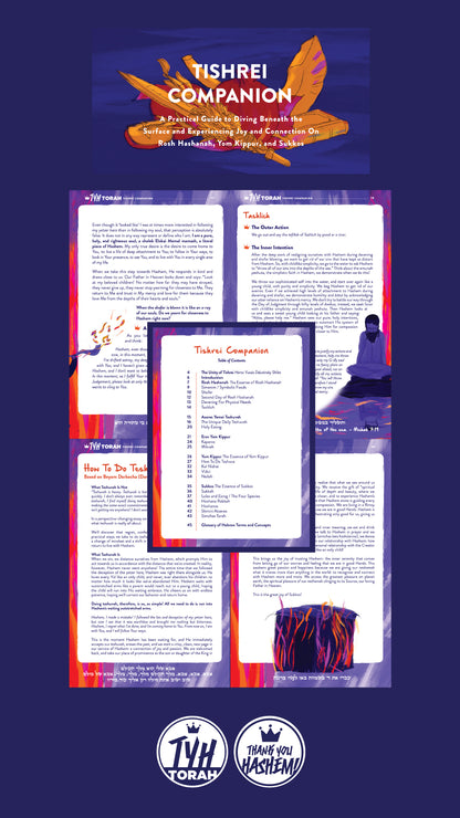 TYH Torah Tishrei Companion - UPDATED FOR 5786