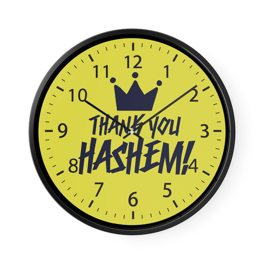 TYH Yellow Wall Clock