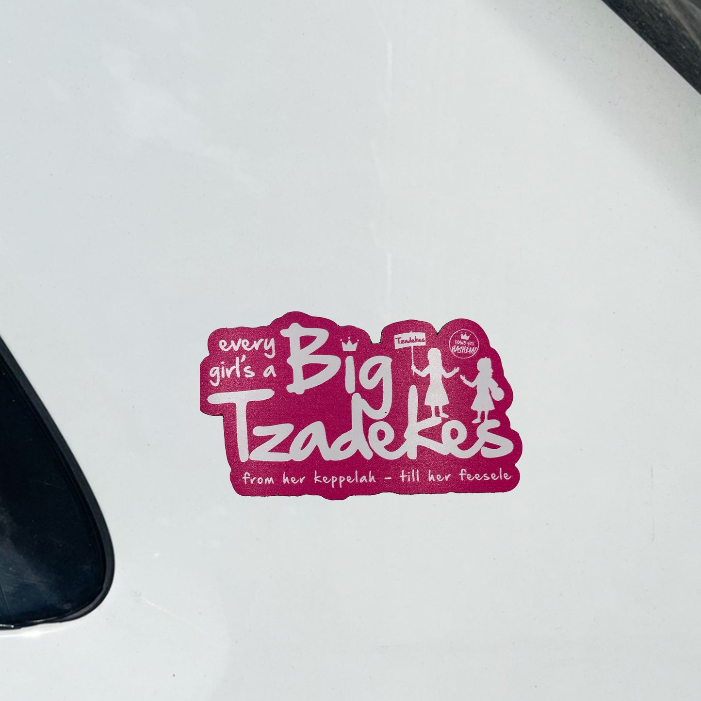 Big Tzadik  / Big Tzadekes CAR MAGNET