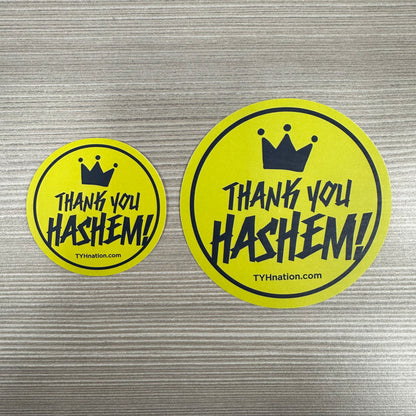 TYH Yellow Circle Sticker Pack - 20 Stickers