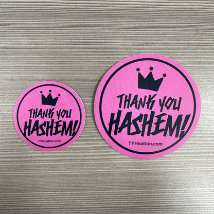TYH Pink Circle Sticker Pack - 20 Stickers