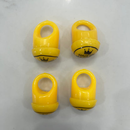 TYH LED Light Up Rings / Yellow / 5 Pack