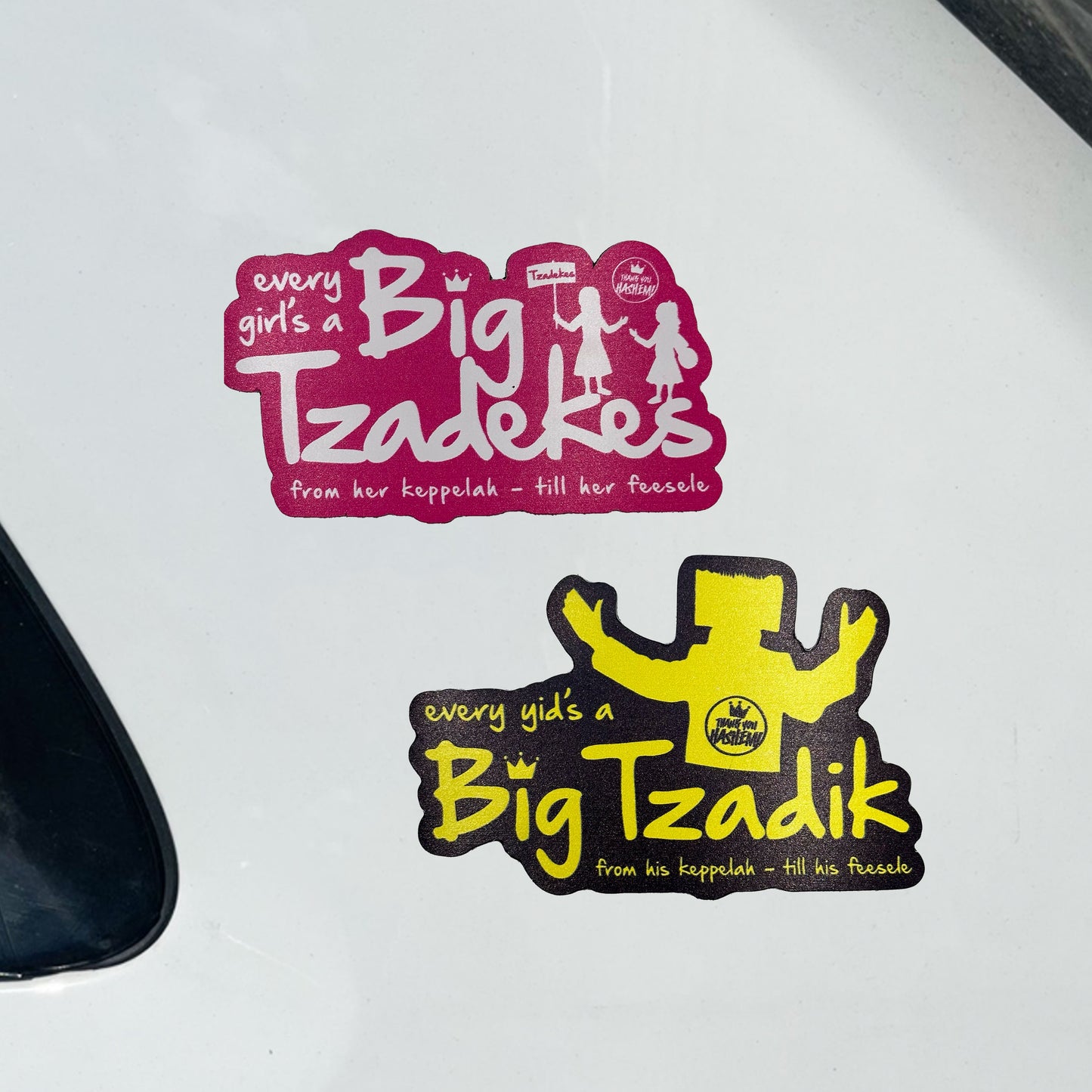 Big Tzadik  / Big Tzadekes CAR MAGNET